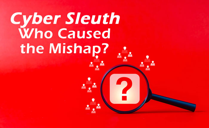 Cyber Sleuth – Who Caused the Mishap?